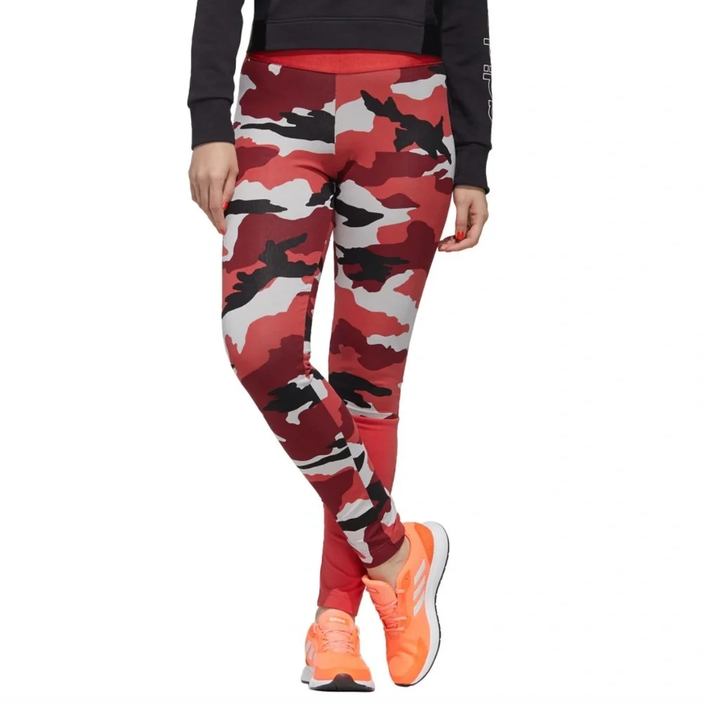 adidas Women's climalite Fast and Confident Printed Tights size medium - Picture 1 of 14
